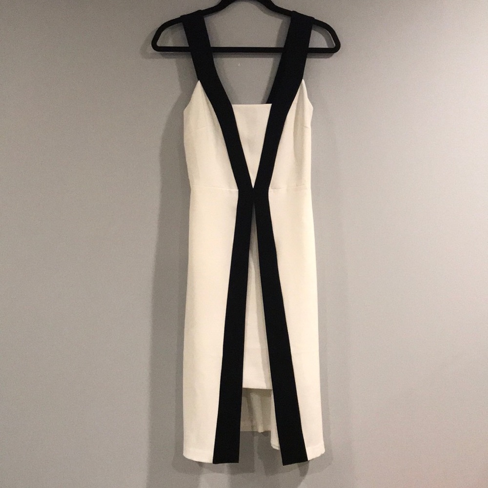 WHBM White & Black Dress